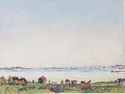 Der Genfersee von Lausanne aus Ferdinand Hodler